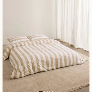 Hommey striped duvet cover full/queen
